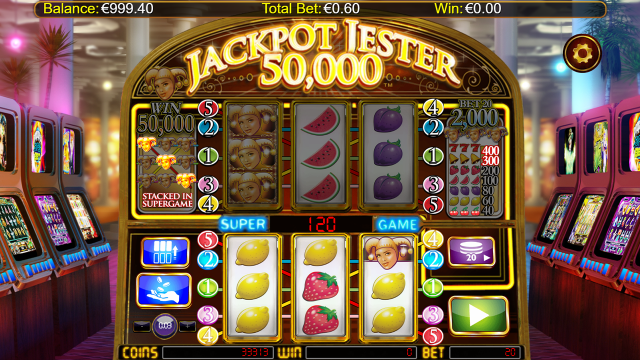 Бонусная игра Jackpot Jester 50 000 10
