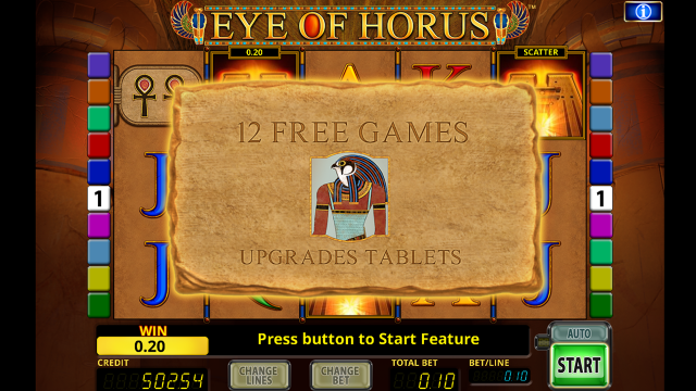 Игровой интерфейс Eye Of Horus 8